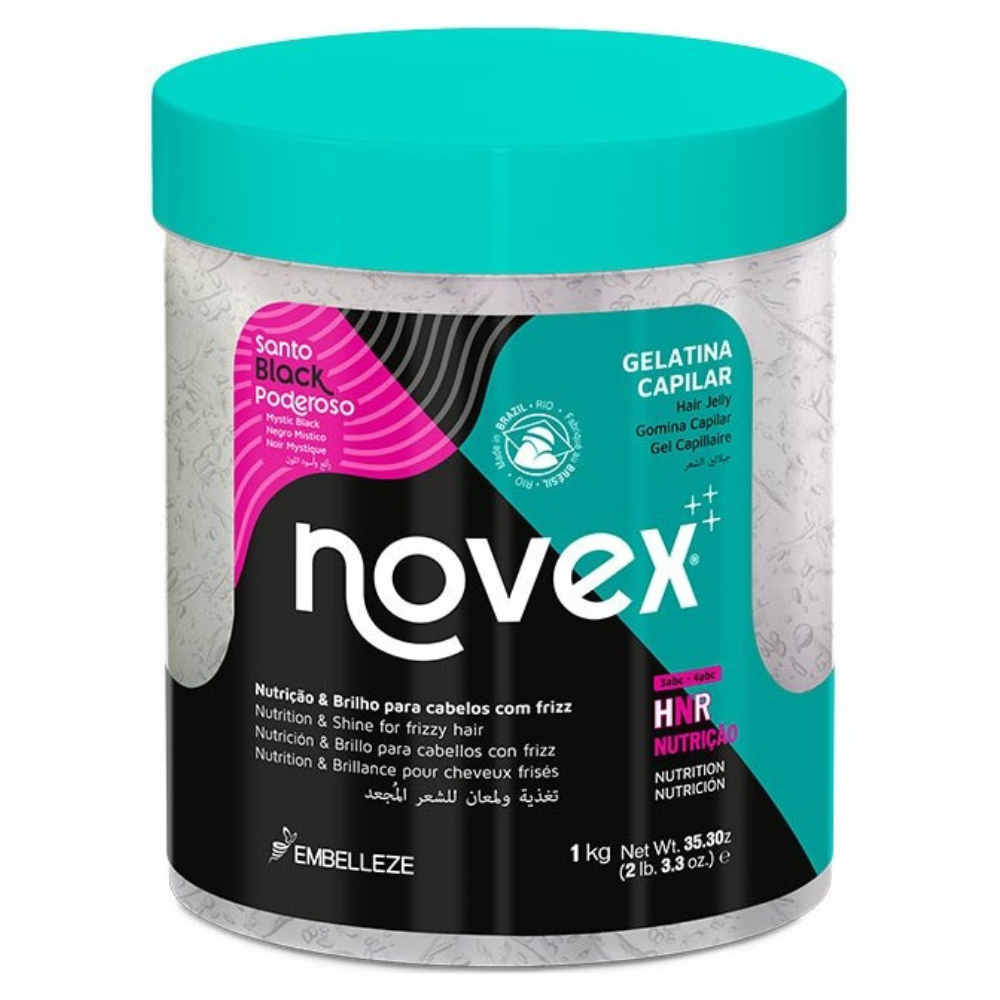 Novex Gelatina Santo Black Poderoso 1kg