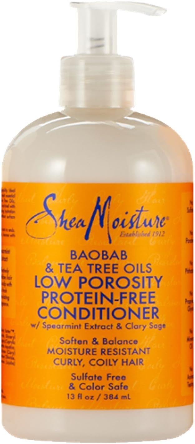 Shea Moisture Low Porosity Protein Free Acondicionador 384ml/13oz