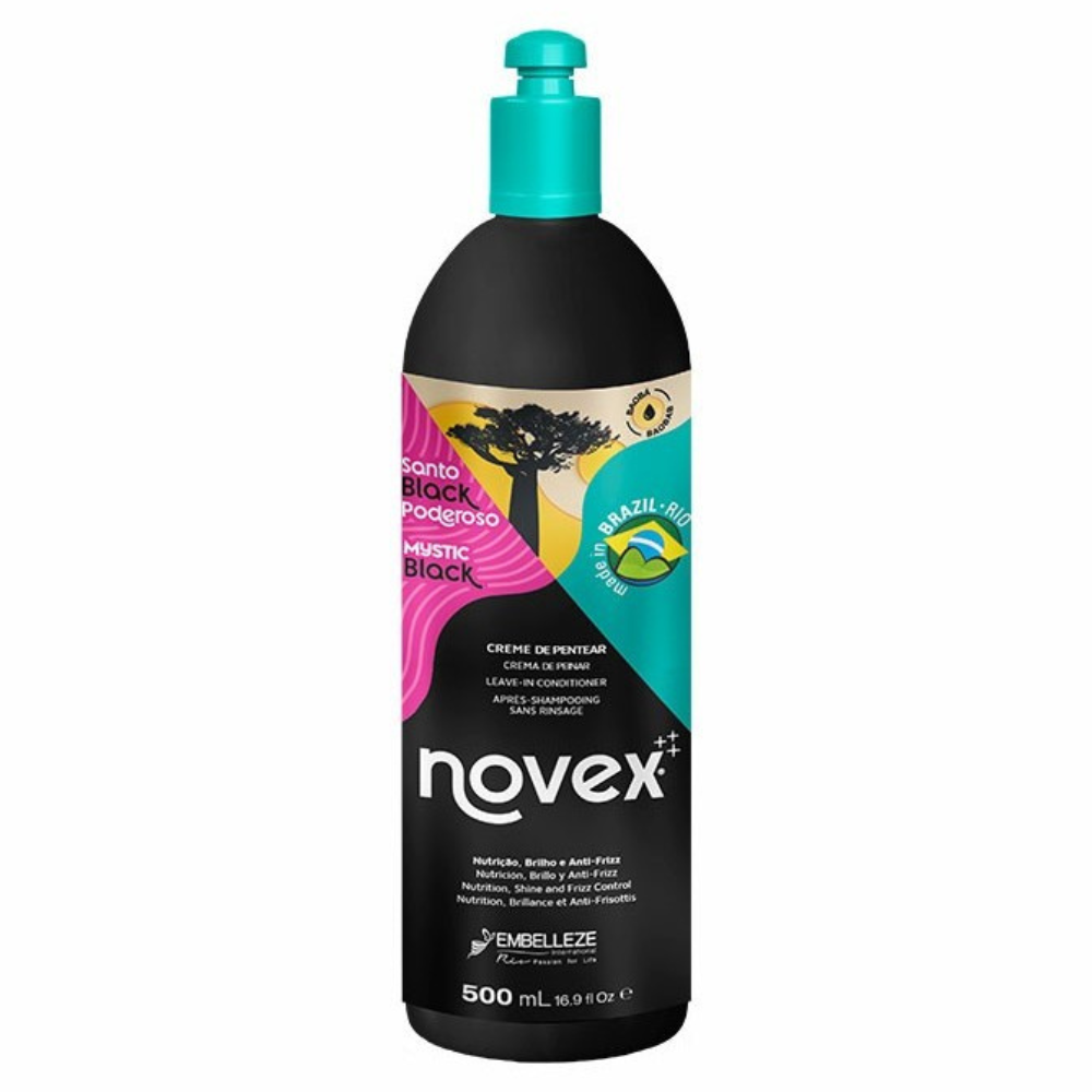 Novex Crema De Peinar Santo Black Poderoso 500ml