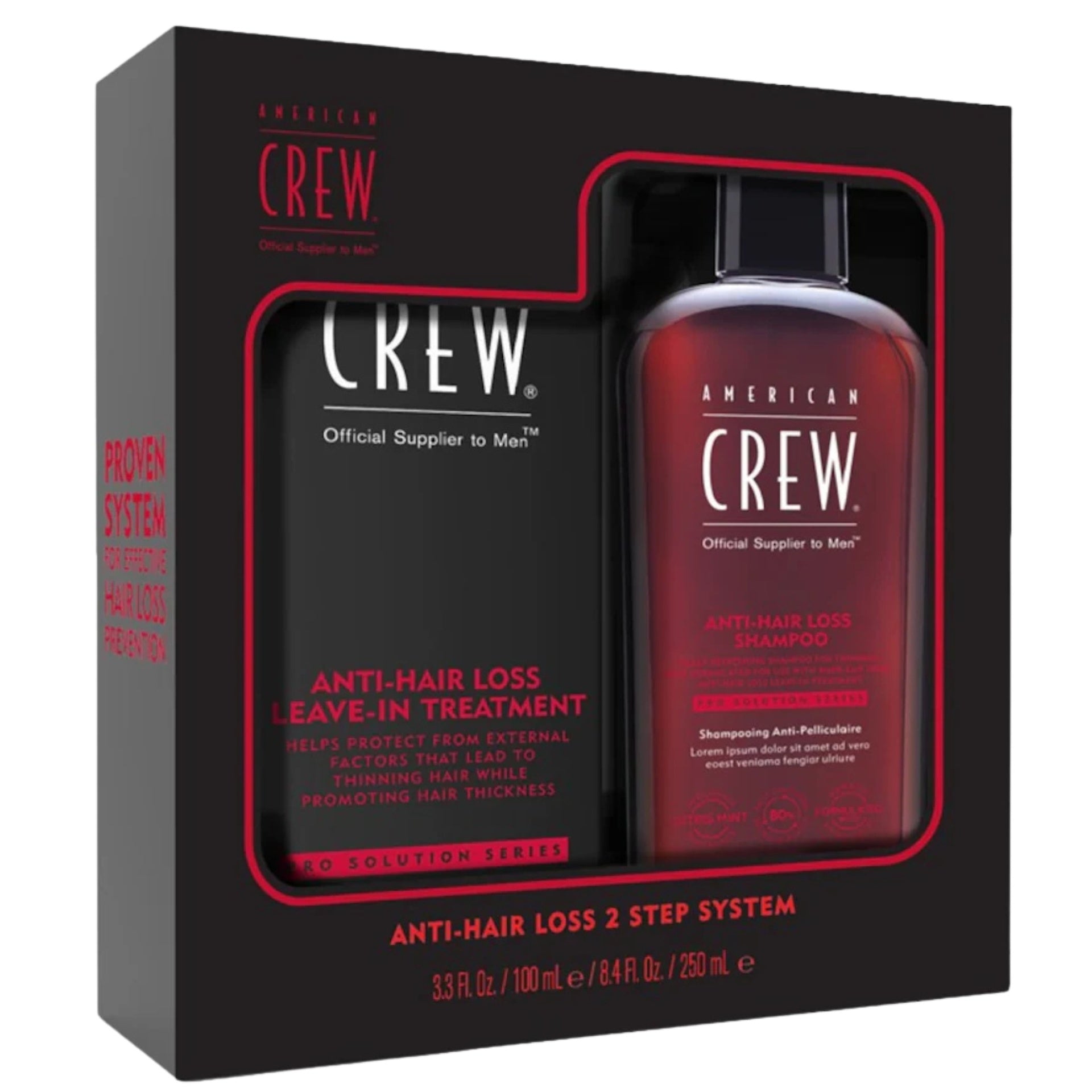 American Crew Sistema Anticaìda Del Cabello De 2 Pasos De