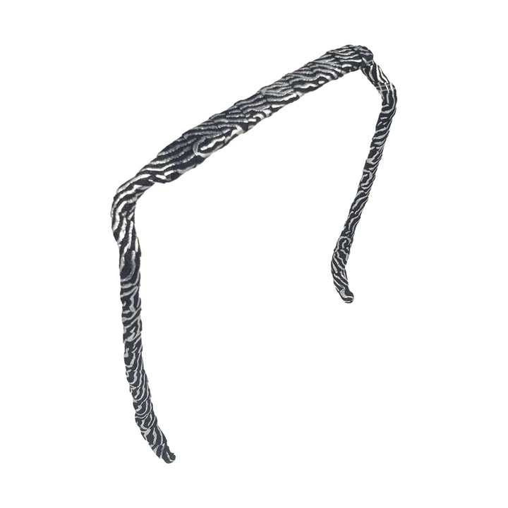 Zazzy Bandz Silver and Black Zebra