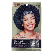 Red Kiss Diamond Bling Bonnet Black Zebra XL