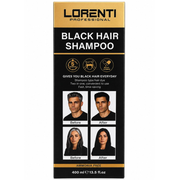 Lorenti Black Hair Shampoo Colorant 400ml