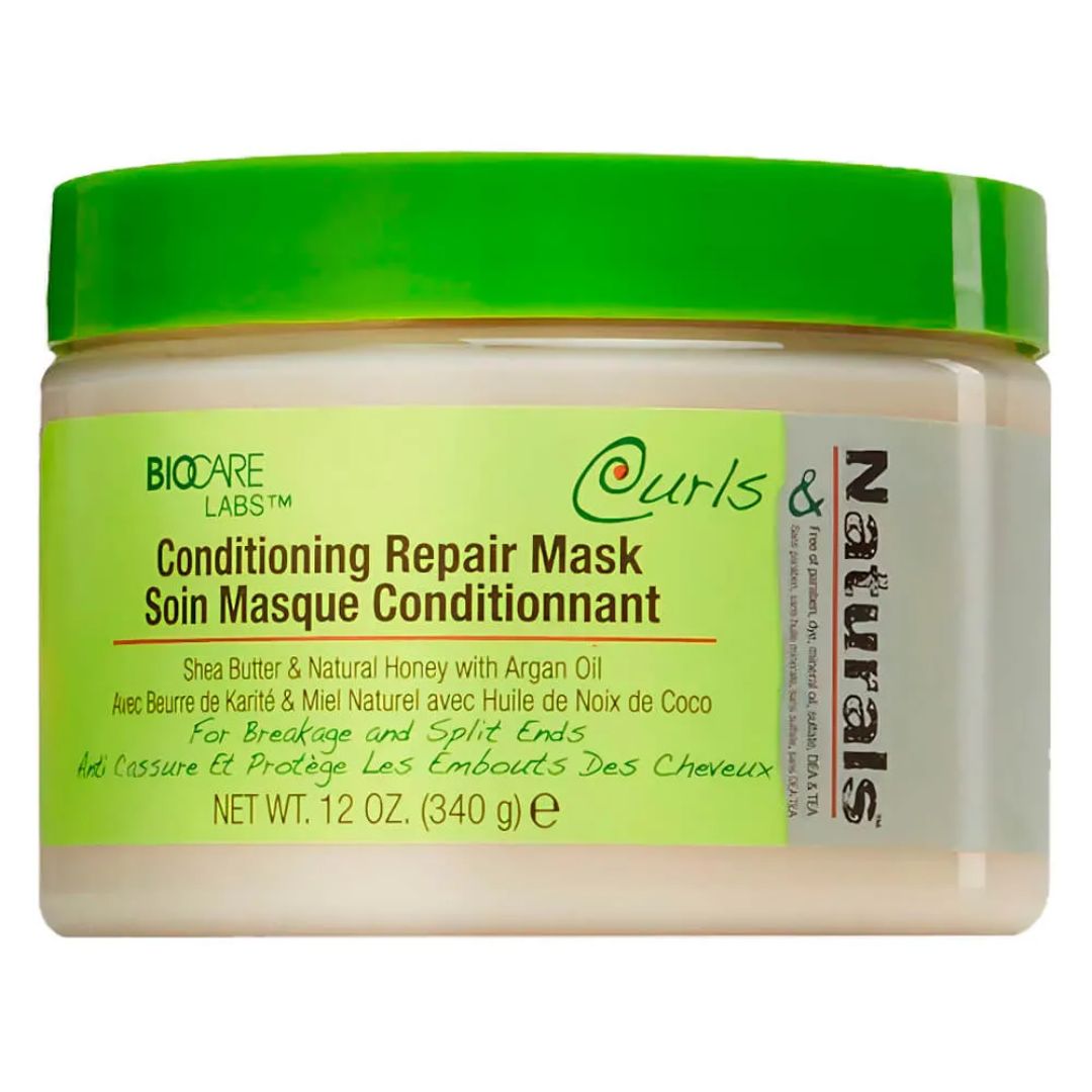 Biocare Labs Curls & Naturals Acondicionador Repair Mascarilla 340g