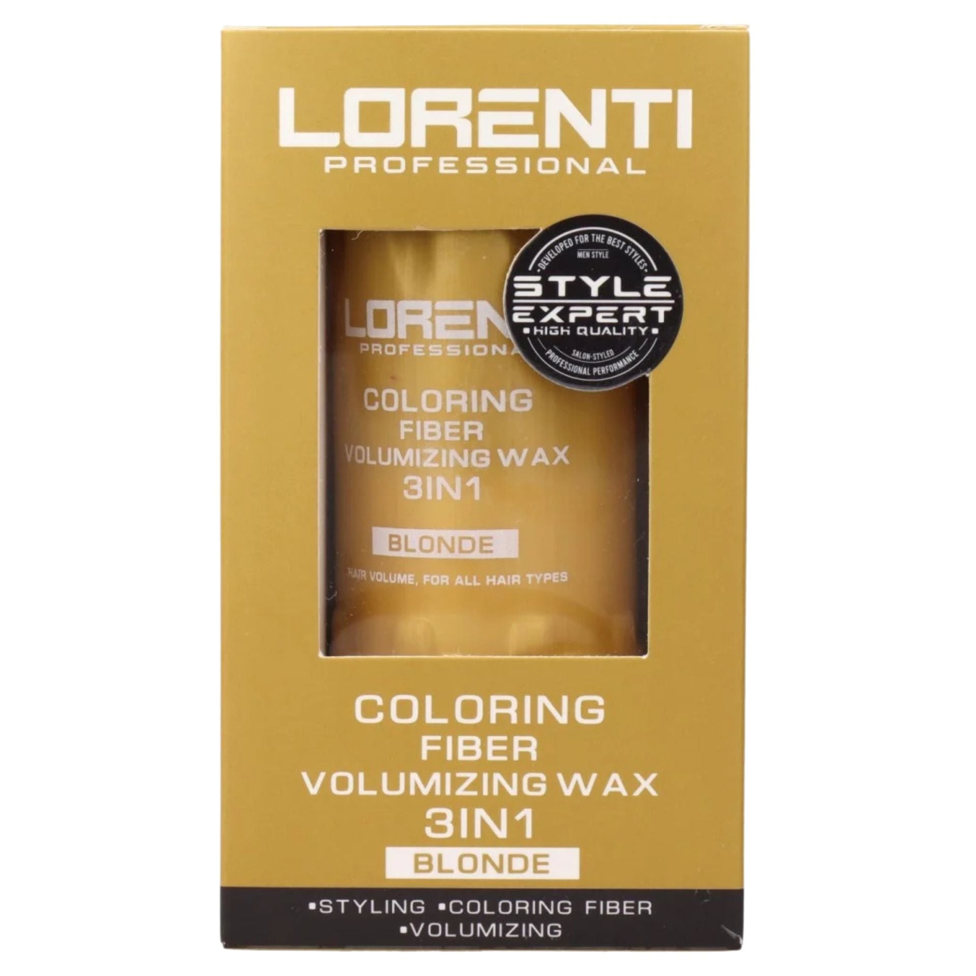 Lorenti Coloring Fiber Volumizing Wax 3 In 1 Blonde 30 gr