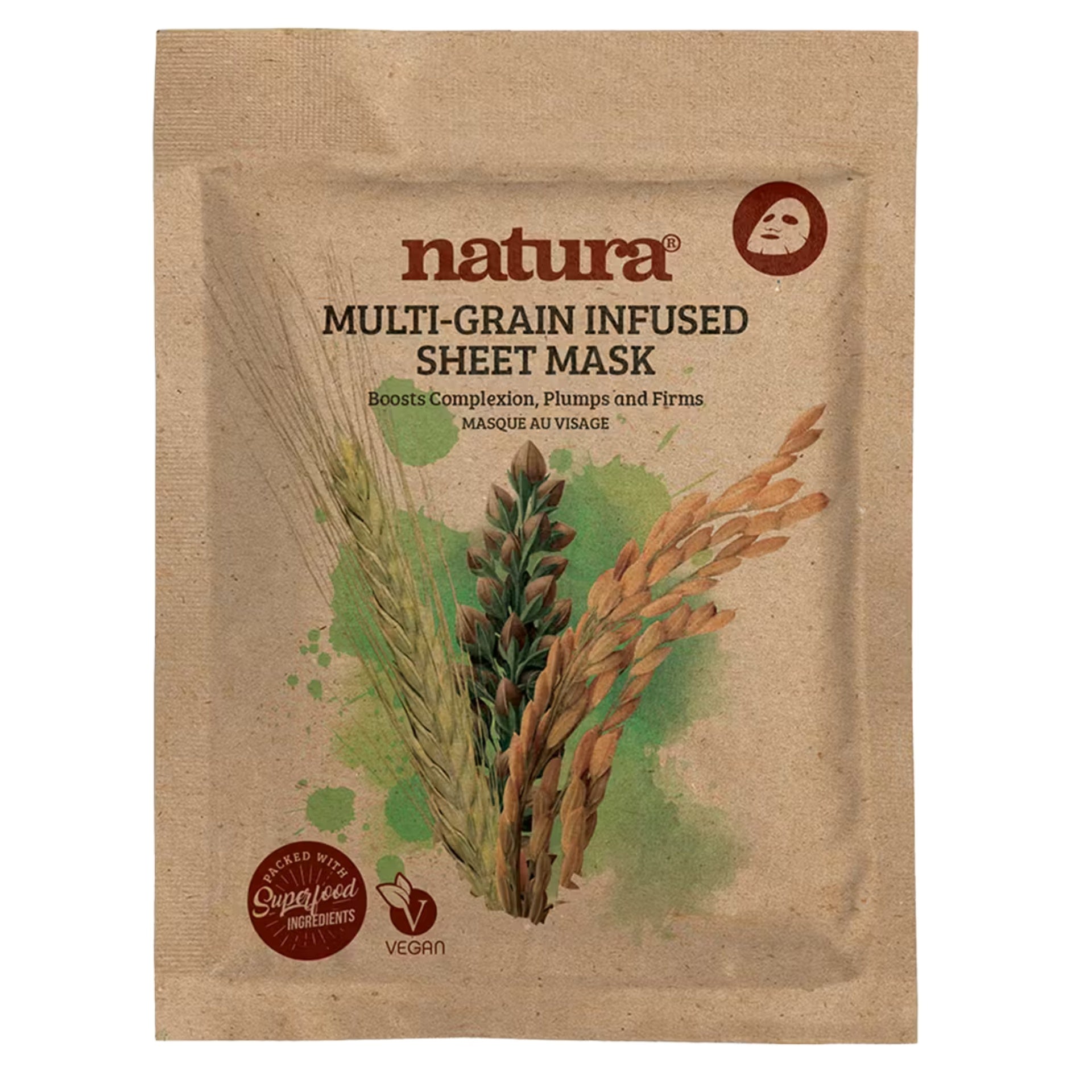 Beauty Pro Natura Multi Grain Infused Sheet Mask 22ml
