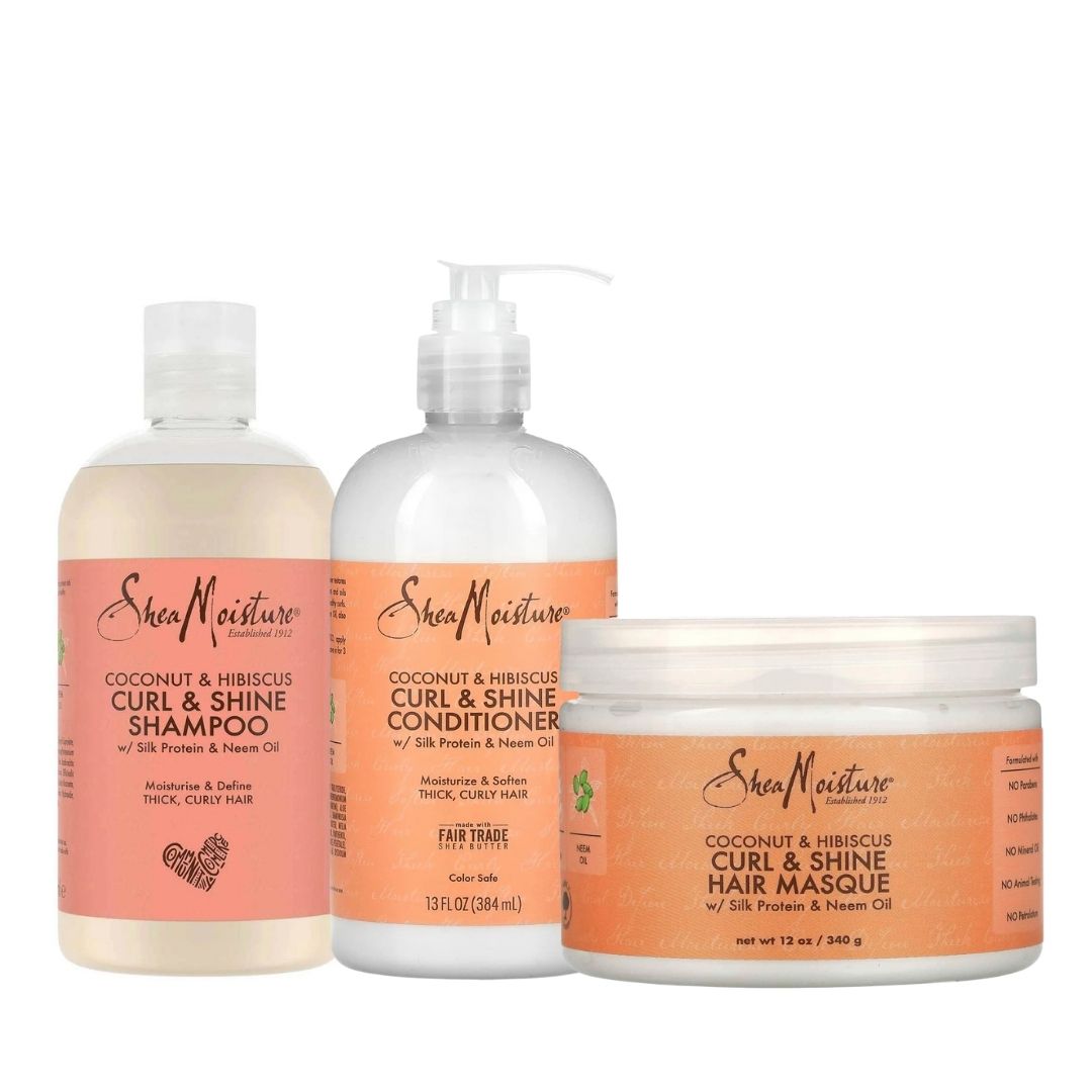 Shea Moisture Coconut & Hibiscus Curl & Shine Pack