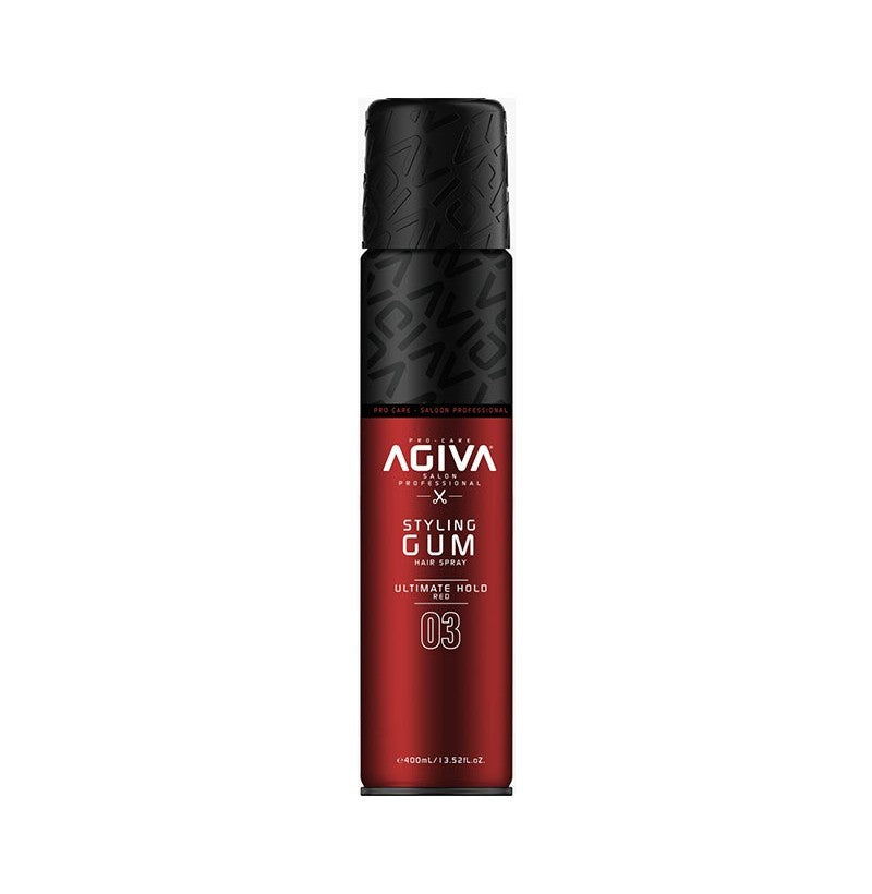 Agiva Hair Spray Styling Gum Ultimated Hold Red 400 ml