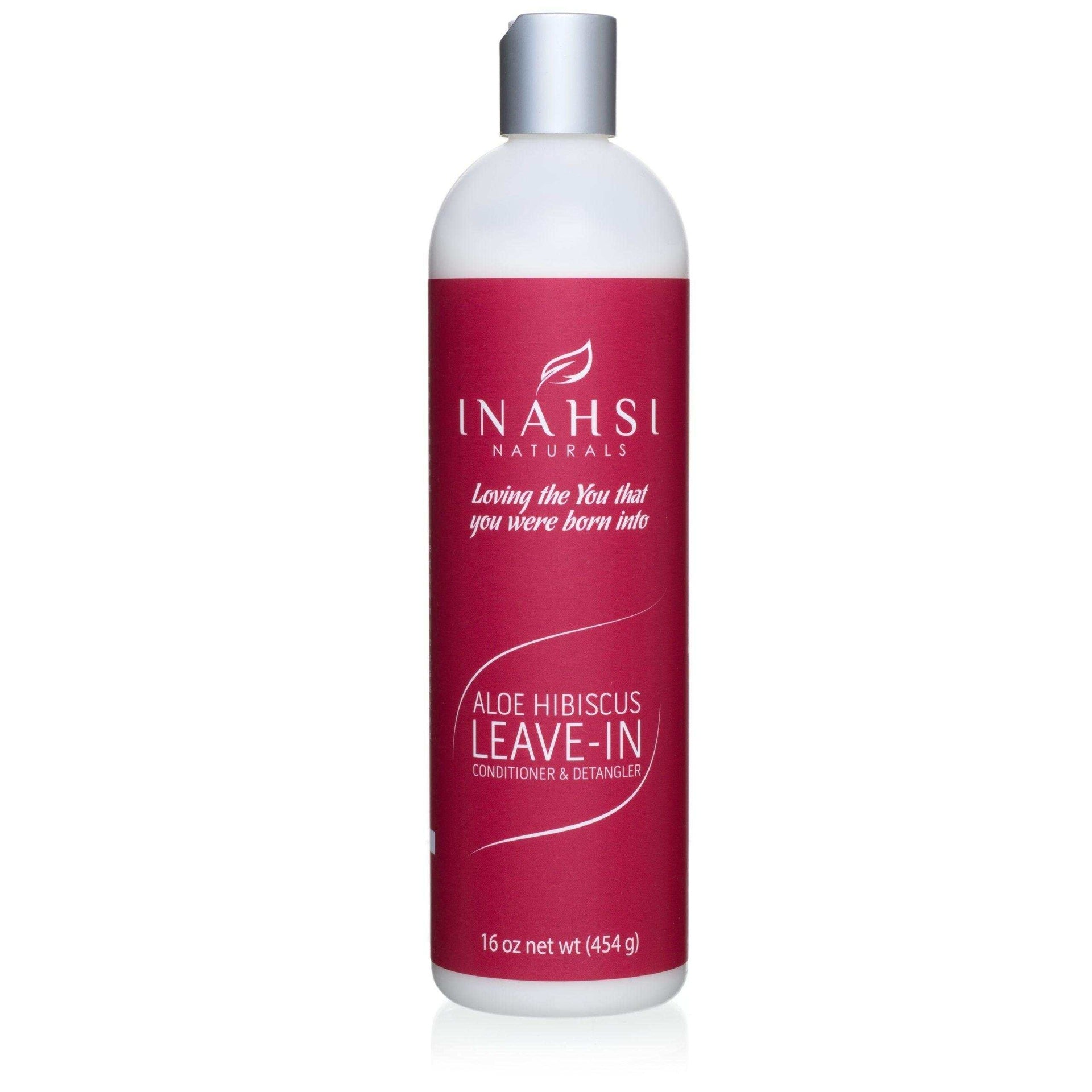 Aloe Hibiscus Leave-In Acondicionador & Detangler Inahsi Naturals
