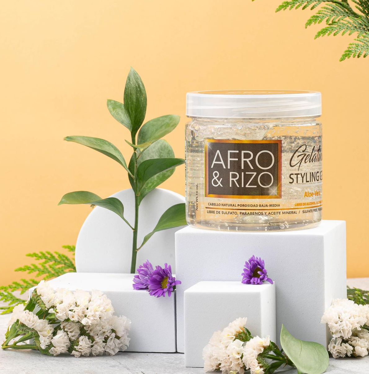 Afro & Rizo Gelatina Con AloeVera 355ml