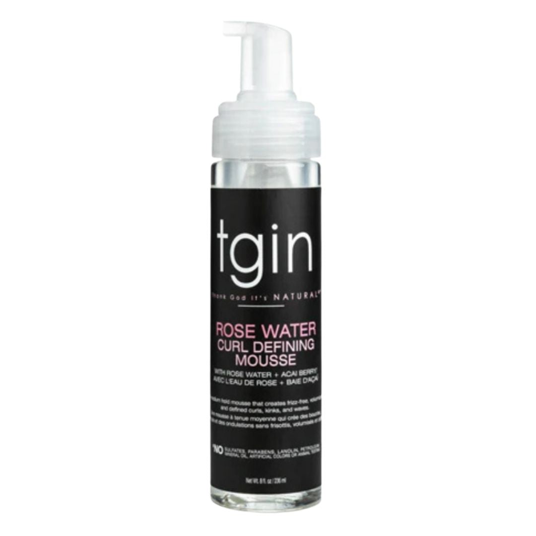 Tgin Rose Water Curl Defining Mousse 236ml