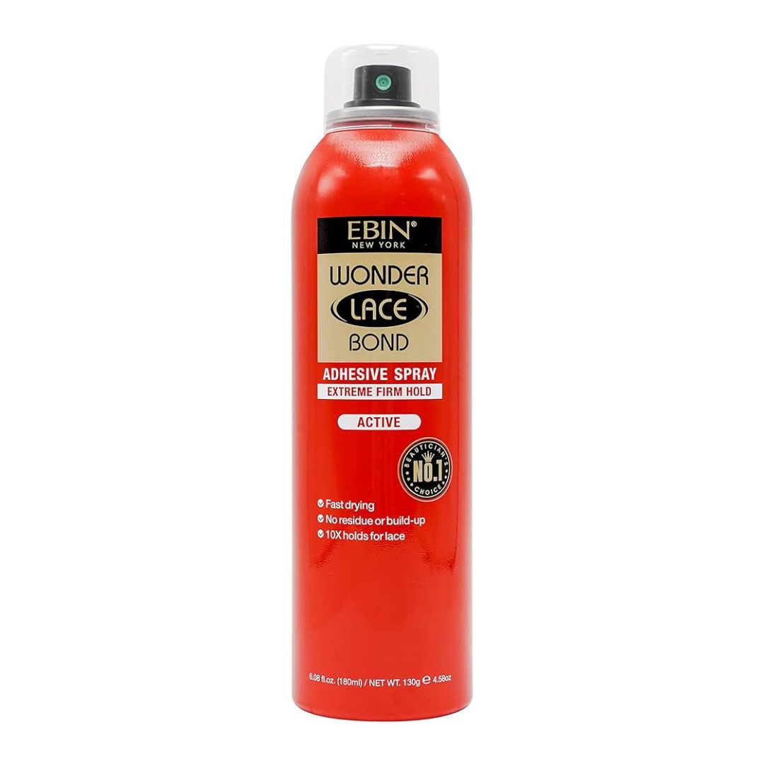 Ebin Wonder Lace Bond Spray Extreme Firm Hold Active