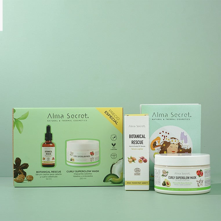 Alma Secret Pack Regalo: Botanical Rescue + Mascarilla Curly