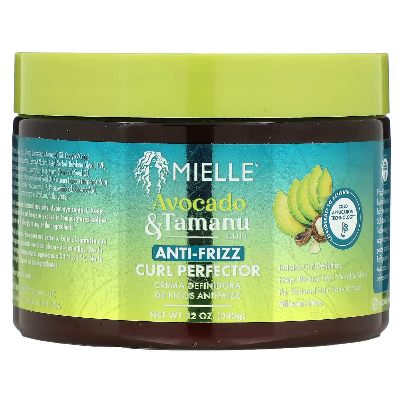 Mielle Avocado & Tamanu Anti-Frizz Curl Perfector Crème 340g