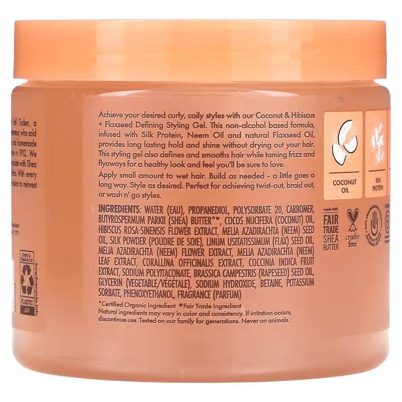 Shea Moisture Coconut & Hibiscus Defining Styling Gel  425g