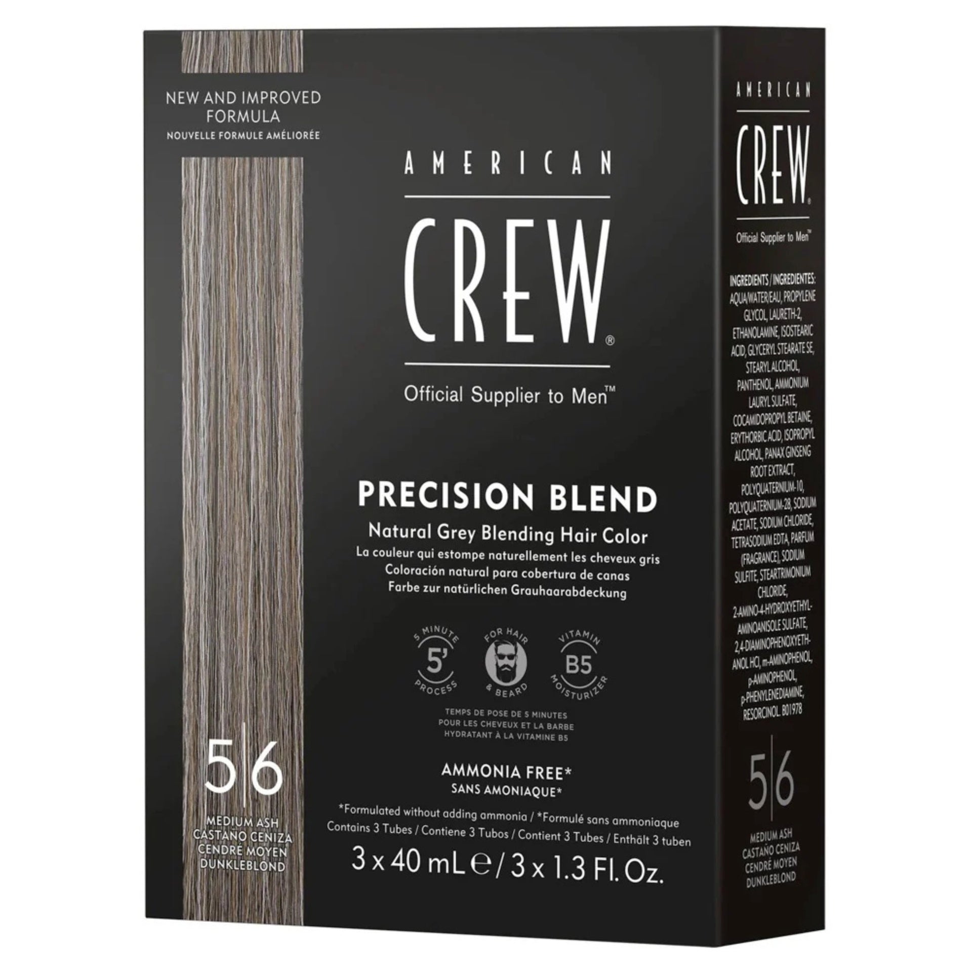 American Crew Precision Blend Ceniza Media 5-6 40ml