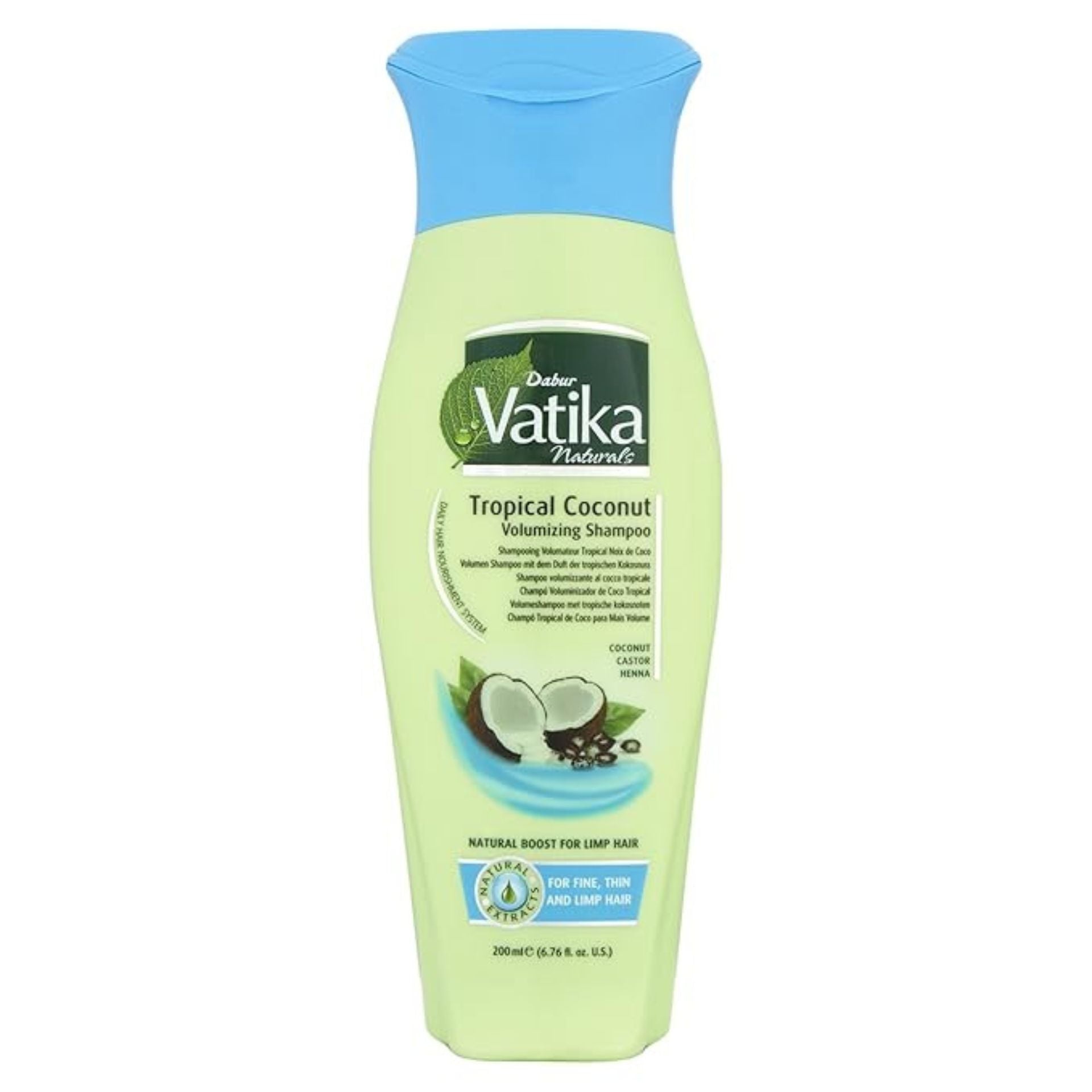 Vatika Champu Voluminizador De Coco Tropical 200ml