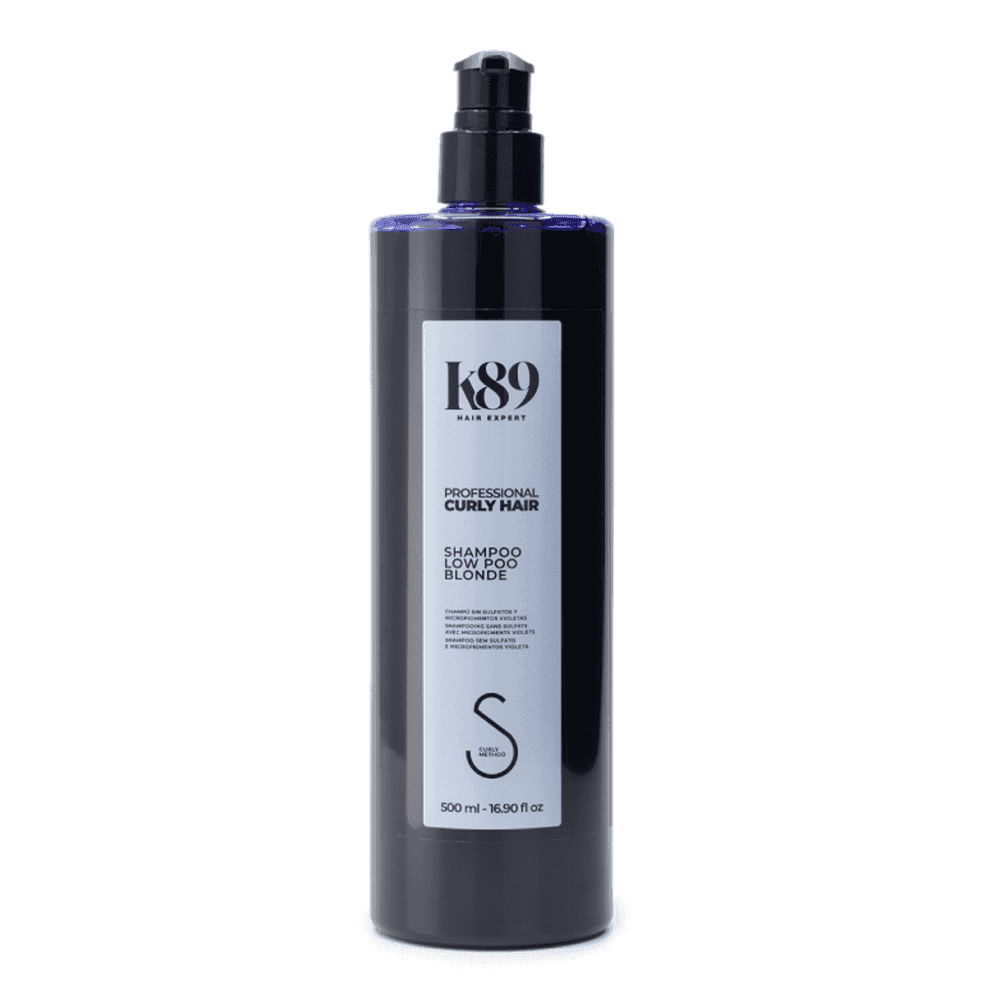 K89 Profesional Curly Hair Blonde Low Poo Shampoo 500ml