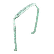 Zazzy Bandz Seafoam Silver Swirls Wrapped