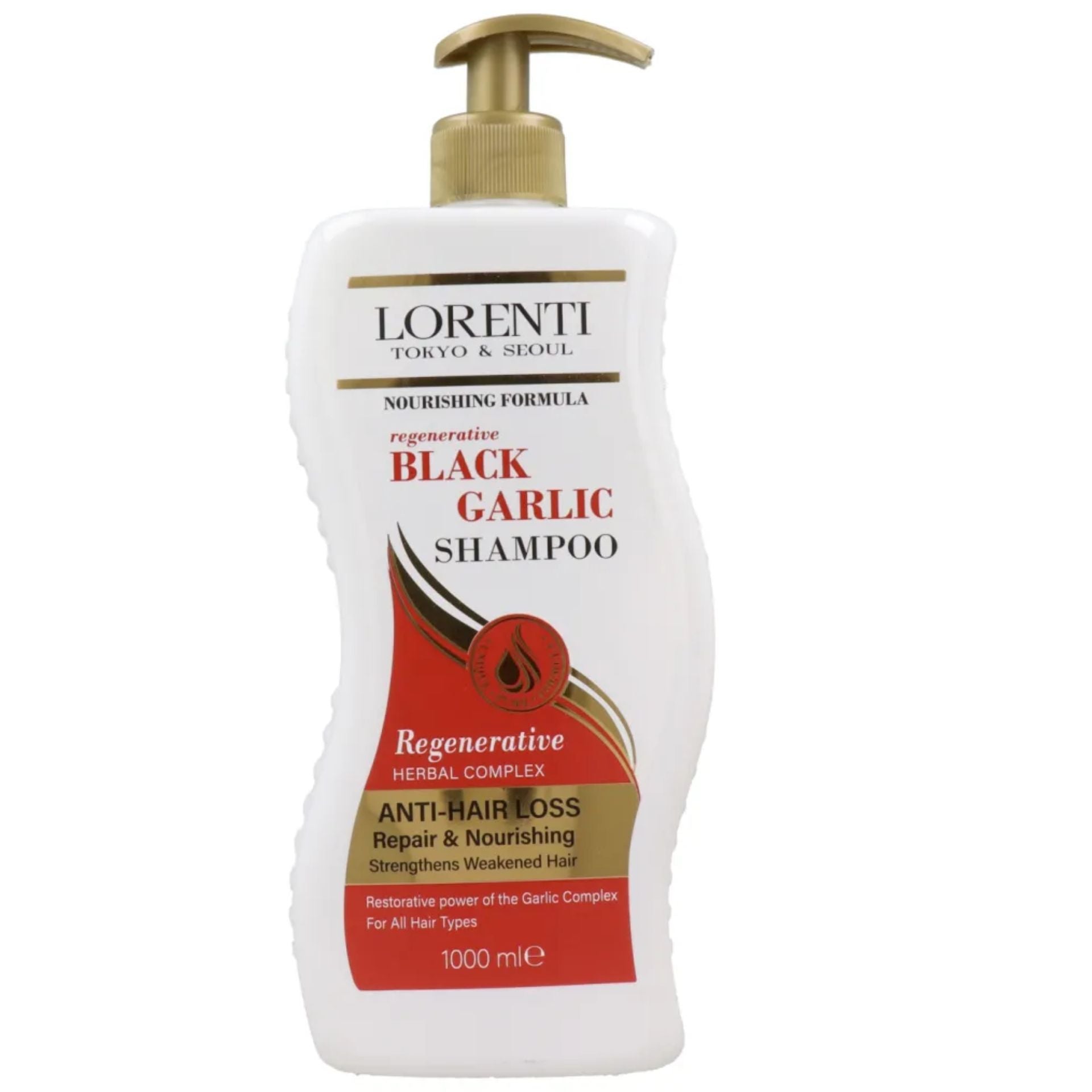 Lorenti Hair Champú 1000 ml Black Garlik