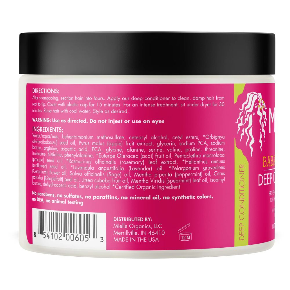 Mielle Babassu & Mint Deep Conditioner Treatment 227g