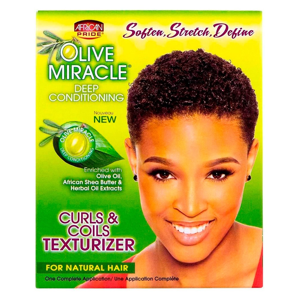African Pride Olive Miracle Deep Conditioning Curls & Coils Texturizer