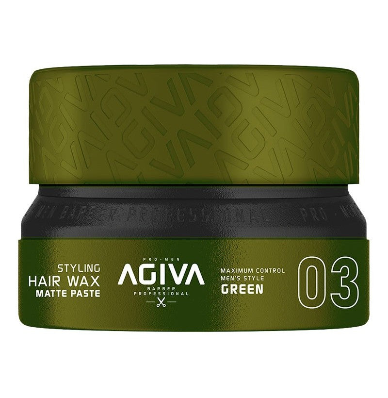 Agiva Hair Styling Hair Wax Matte Paste Green 03 155ml