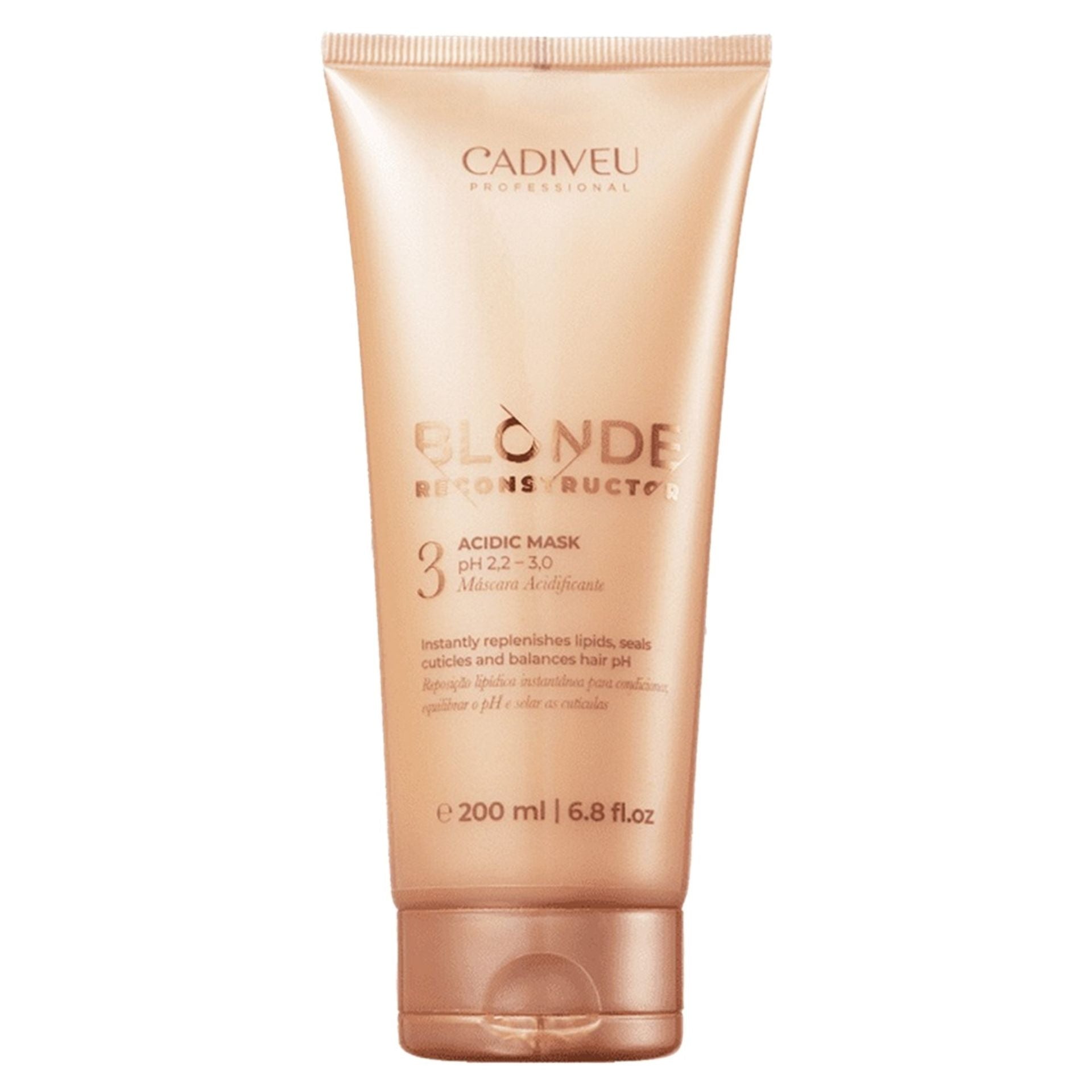 Brasil Cacau Blonde Reconstructor 3 Adicic Mask Ph 2,2-3,0 200ml
