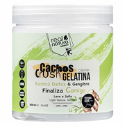 Real Natura Gelatina Capilar Cachos Crush Bambú & Gengibre 500ml