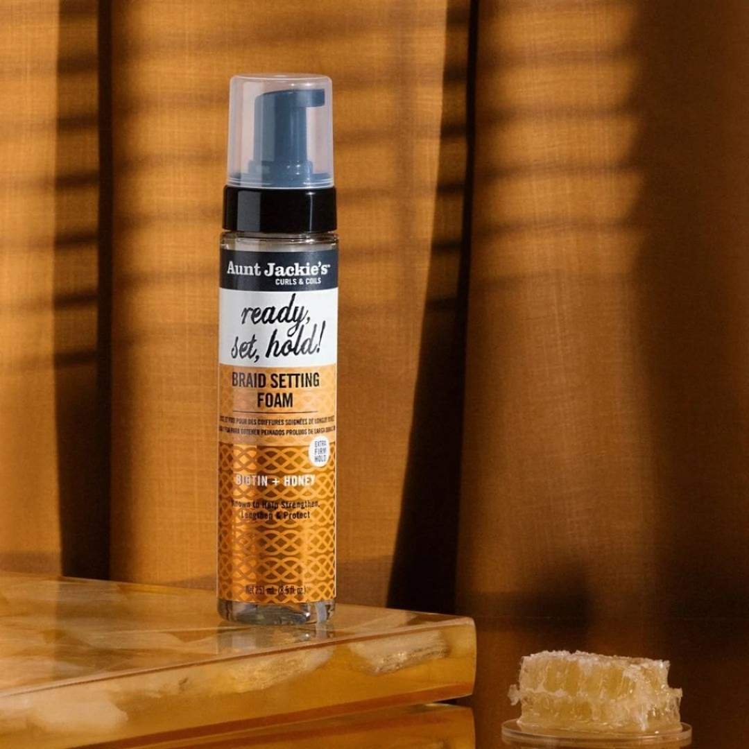 Aunt Jackie's Biotin & Honey Ready Set Braid Foam 8.5oz