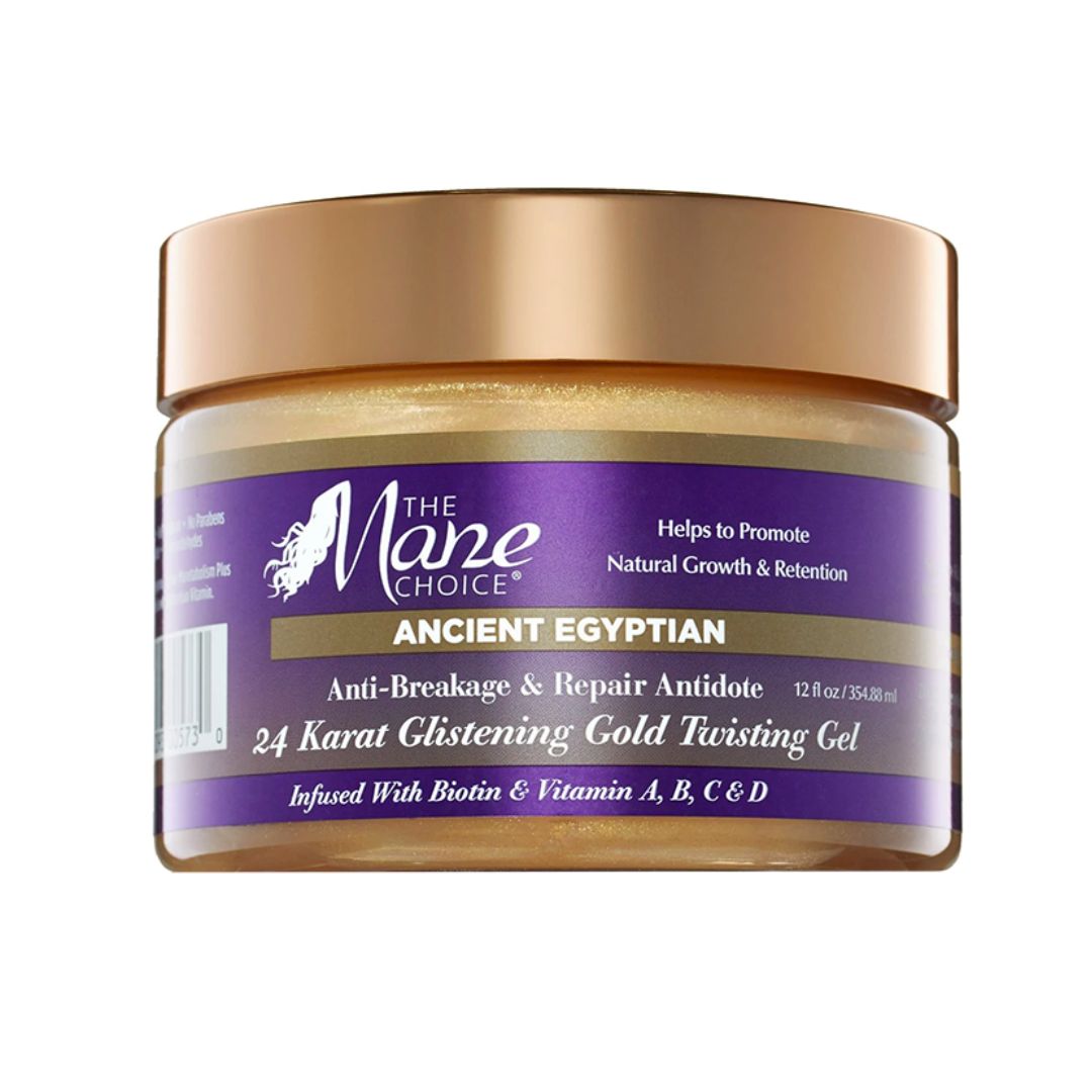 The Mane Choice Ancient Egyptian Anti-Breakage & Repair Antidote 24 Karat Glistening Gold Twisting Gel 355ml