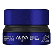 Agiva Hair Styling Aqua Wax Ultra Strong Navy Blue 02 155ml