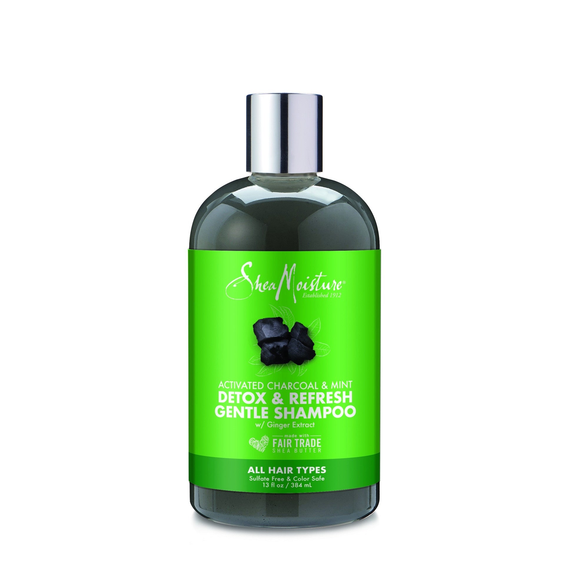 Shea Moisture Activated Charcoal & Mint Detox Champú 384 ml