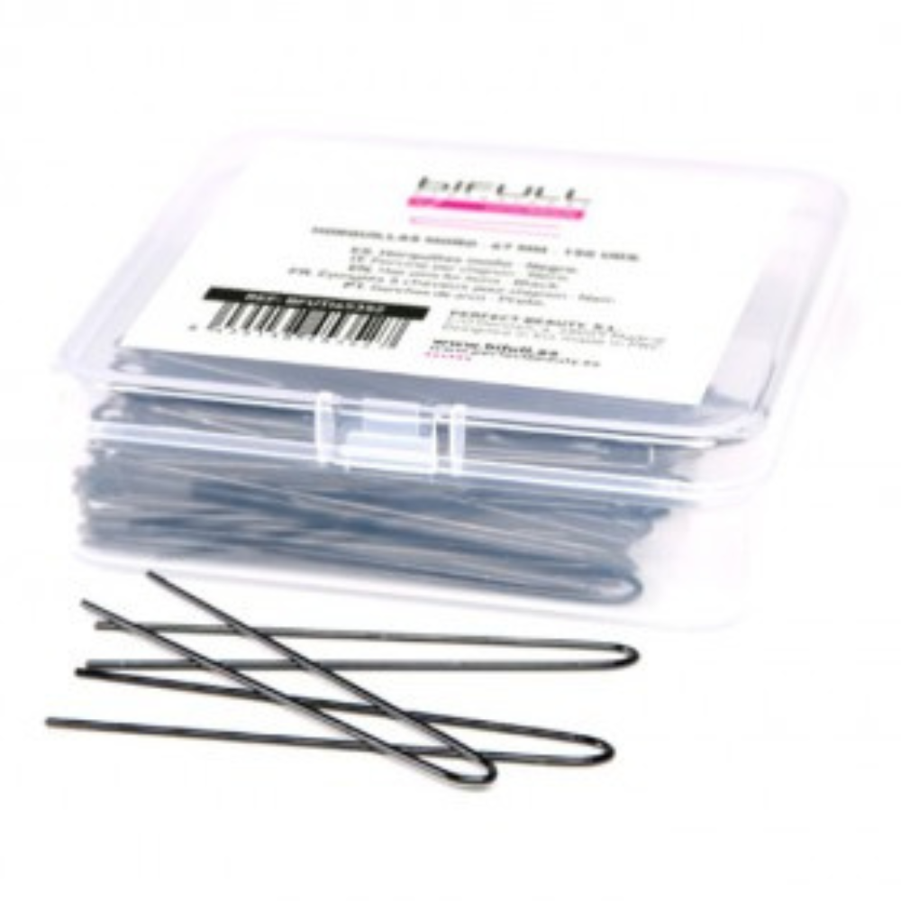 Bifull Horquillas Moño 67 mm Negro Caja 150 uds