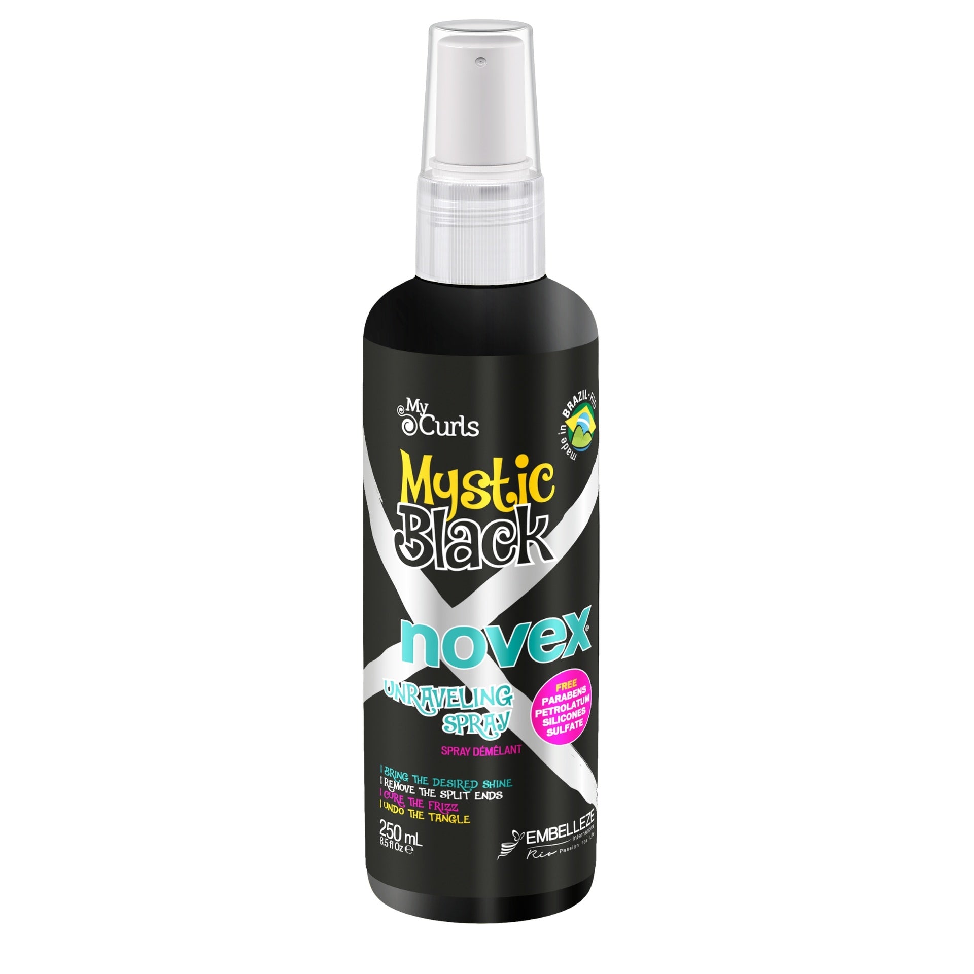 Novex Spray Black Mystic Suavizante 250m