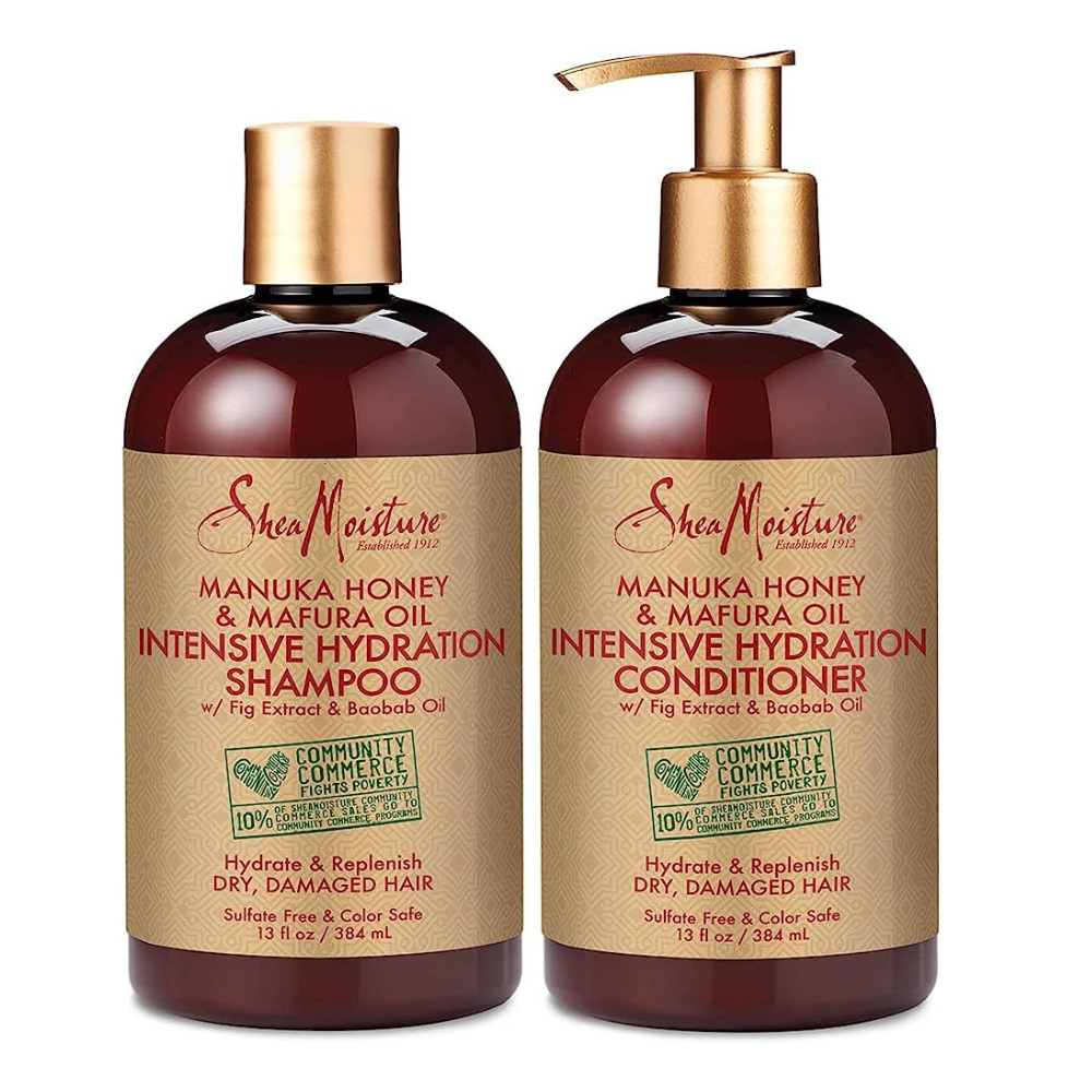Shea Moisture Manuka Honey & Mafura Oil Pack Champú y Acondicionador