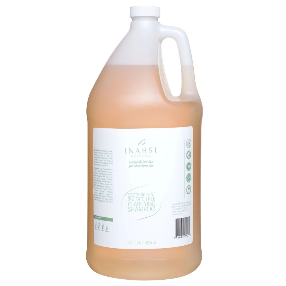 Inahsi Naturals Soothing Mint Clarifying Champú