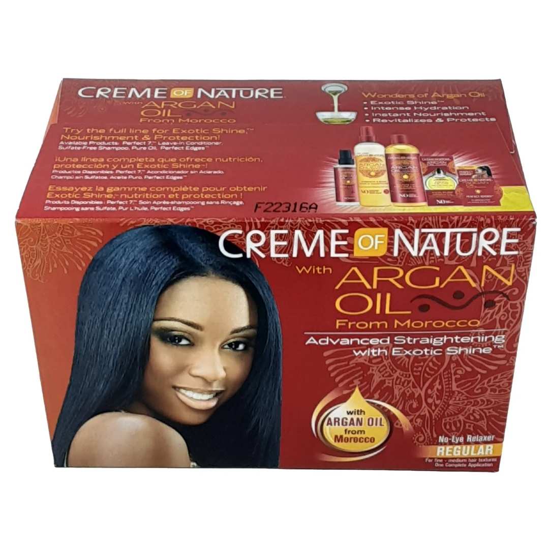 Creme Of Nature Argan Oil Relaxer Kit Regular