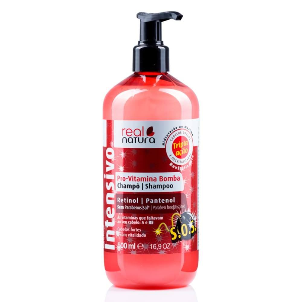 Real Natura Pro-Vitamina Bomba Shampoo 500ml