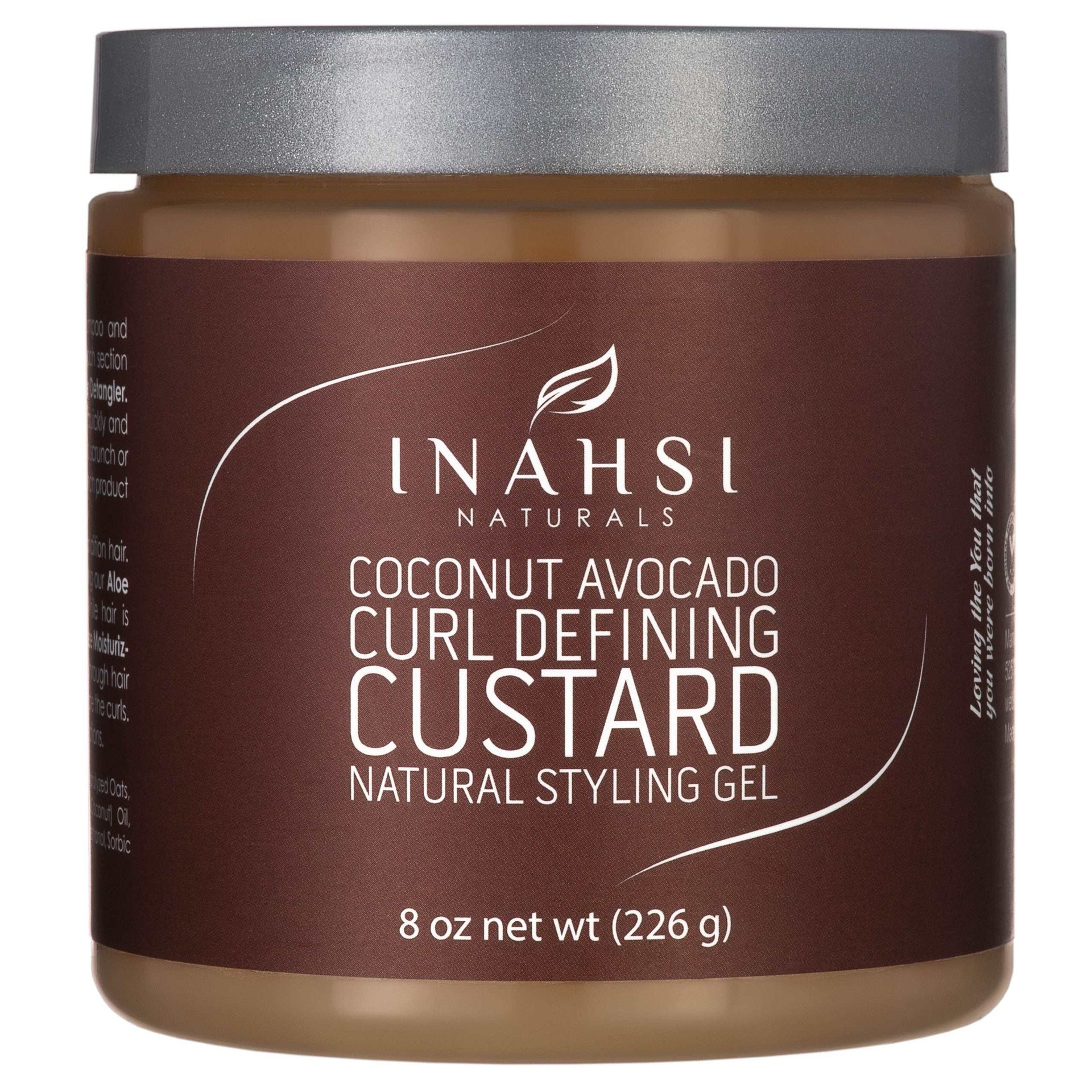 Inahsi Naturals Coconut Avocado Curl Defining Custard