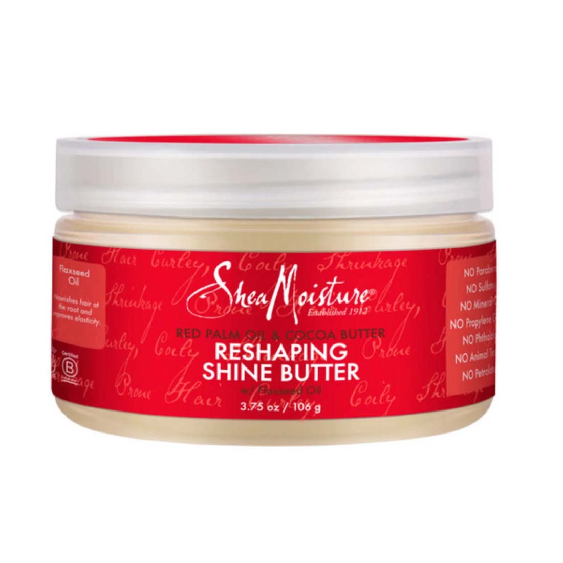 Shea Moisture Red Palm Oil And Cocoa Butter Reshaping Shine Butter 106g
