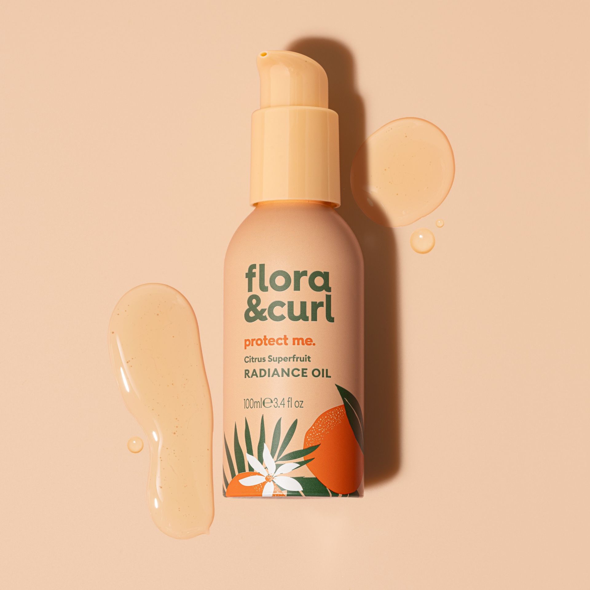 Flora & Curl Protect Me Citrus Superfruit Radiance Oil 100ml