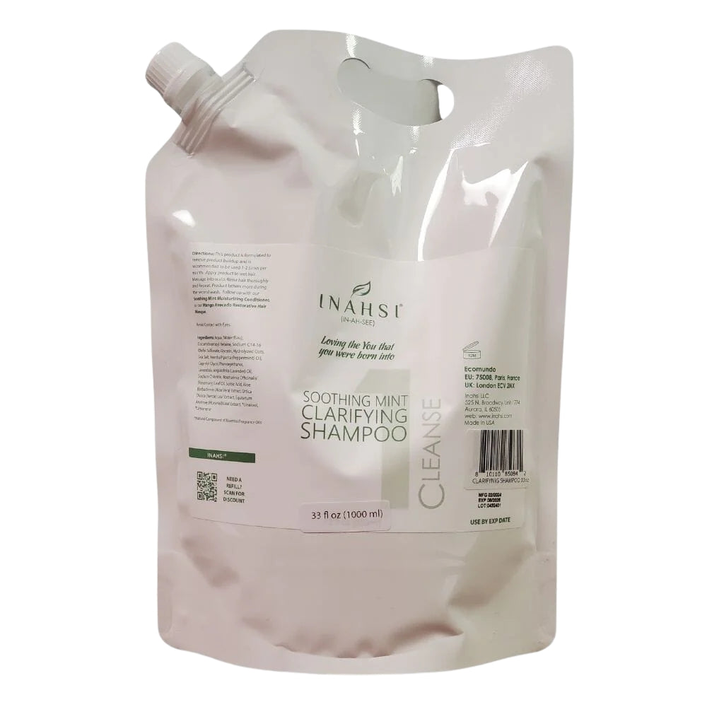 Inahsi Naturals Soothing Mint Clarifying Champú