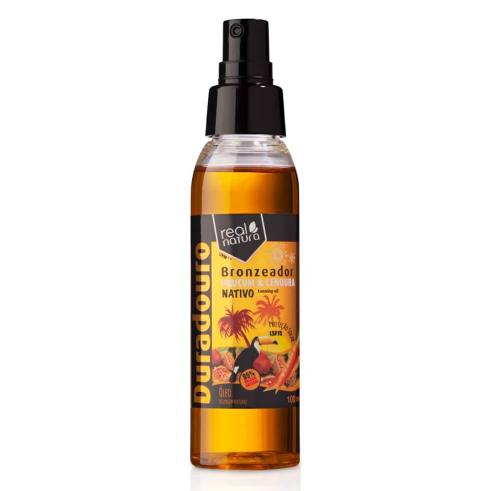 Real Natura Óleo Bronzeador Urucum + Cenoura (LSF15)