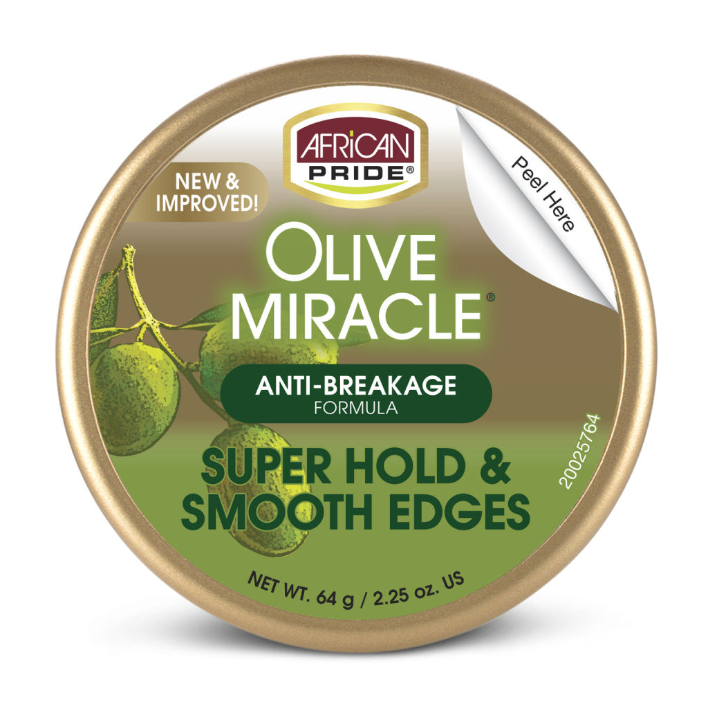 African Pride Olive Smooth Edges Control Gel 64g