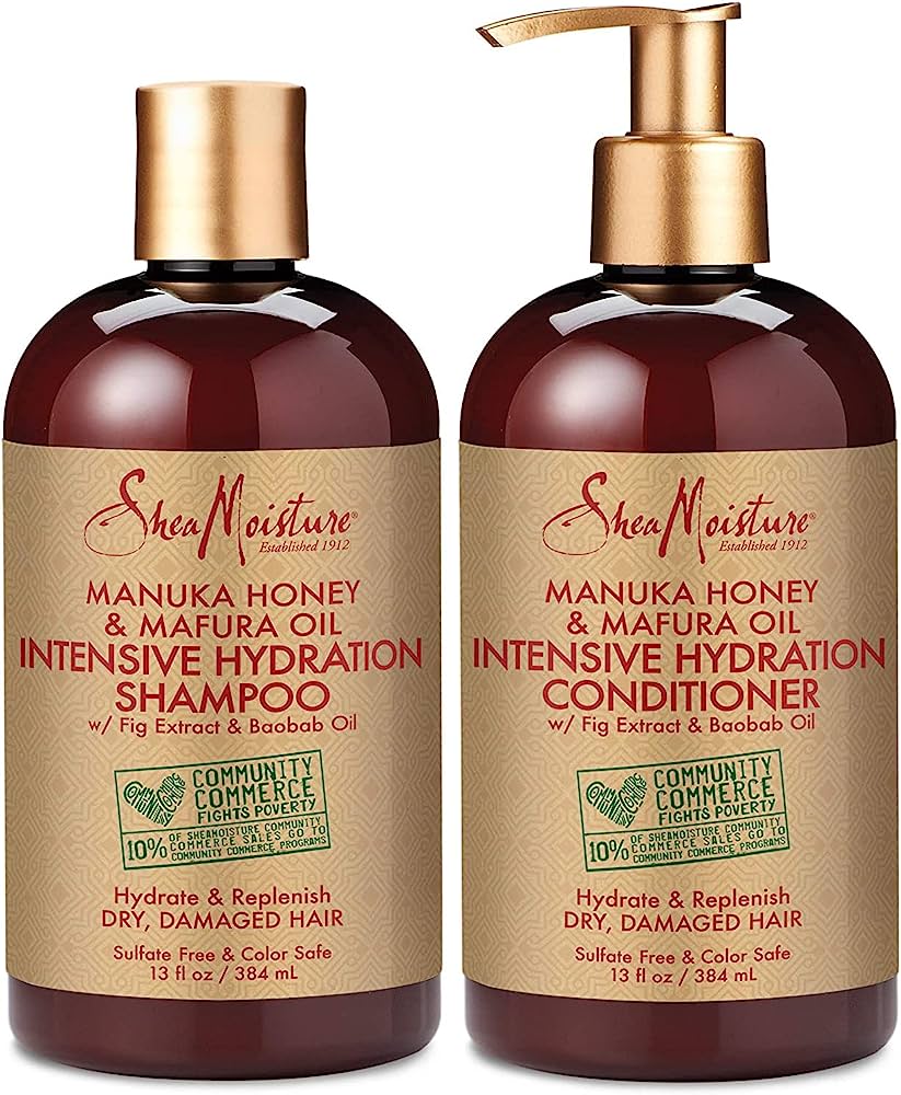Shea Moisture Manuka Honey & Mafura Oil Pack Champú y Acondicionador