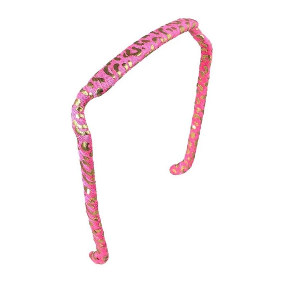 Zazzy Bandz Hot Pink Gold Aztec Wrapped