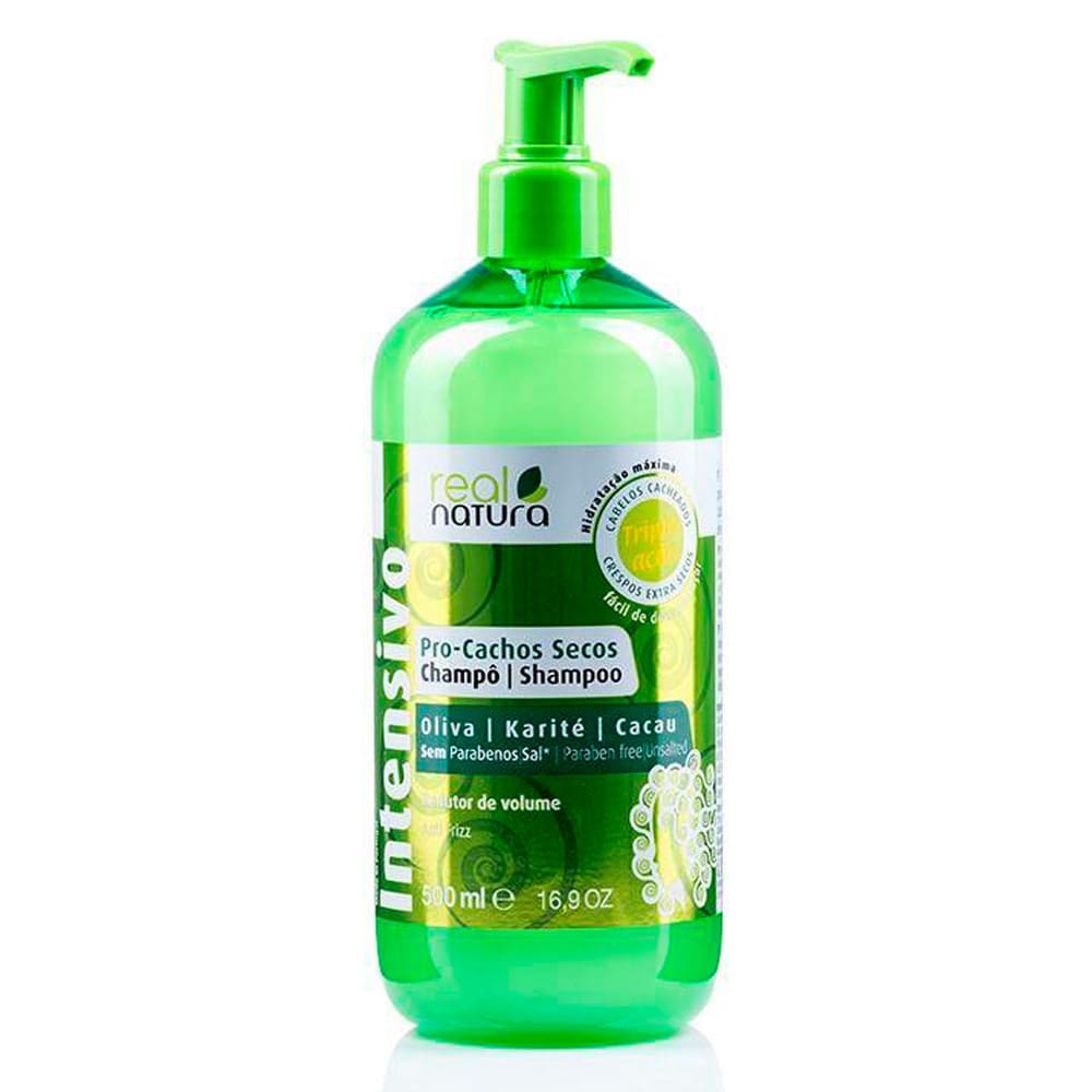Real Natura Pro-Cachos Secos Champú 500ml