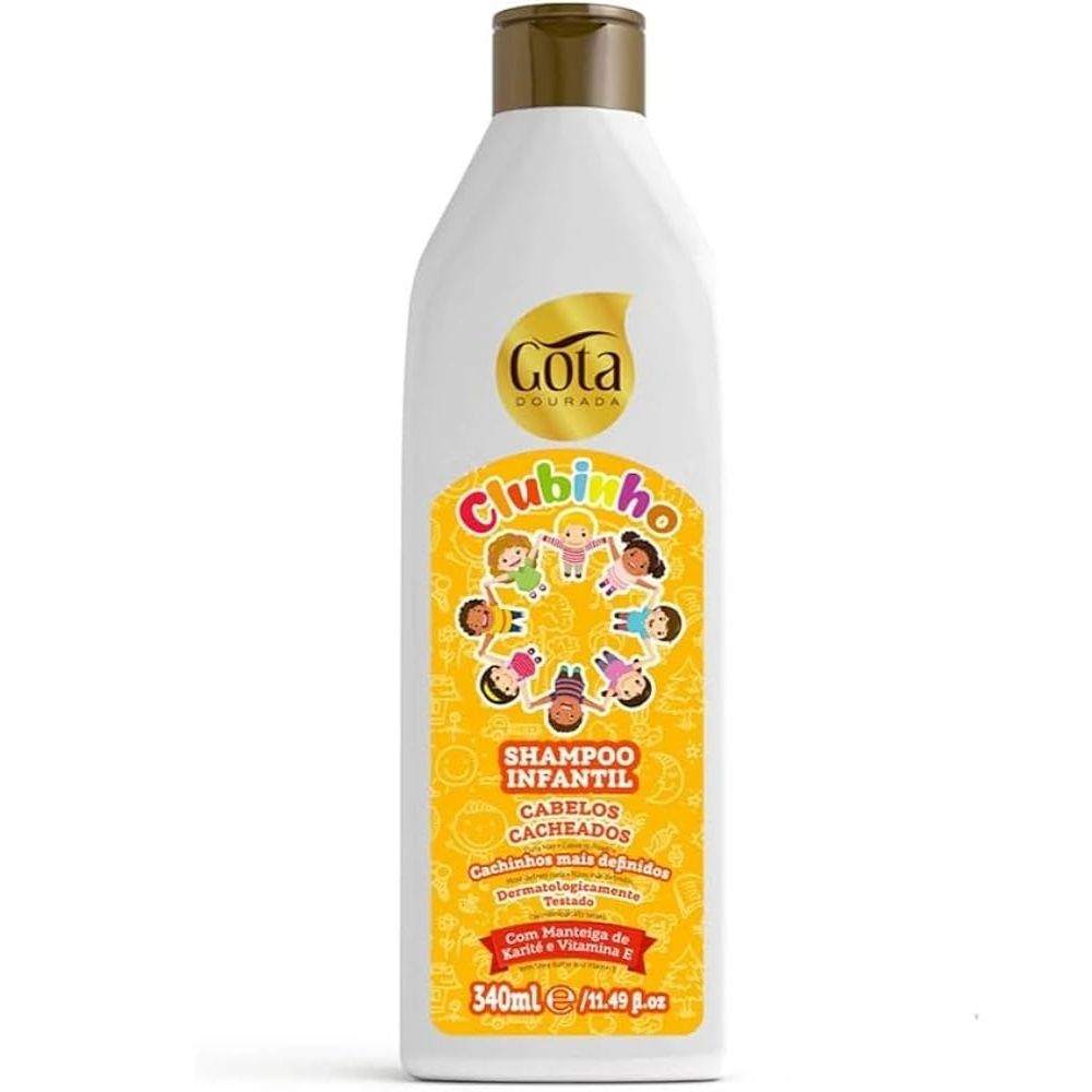 Gota Dourada Shampoo Clubinho Cacheados 340ml