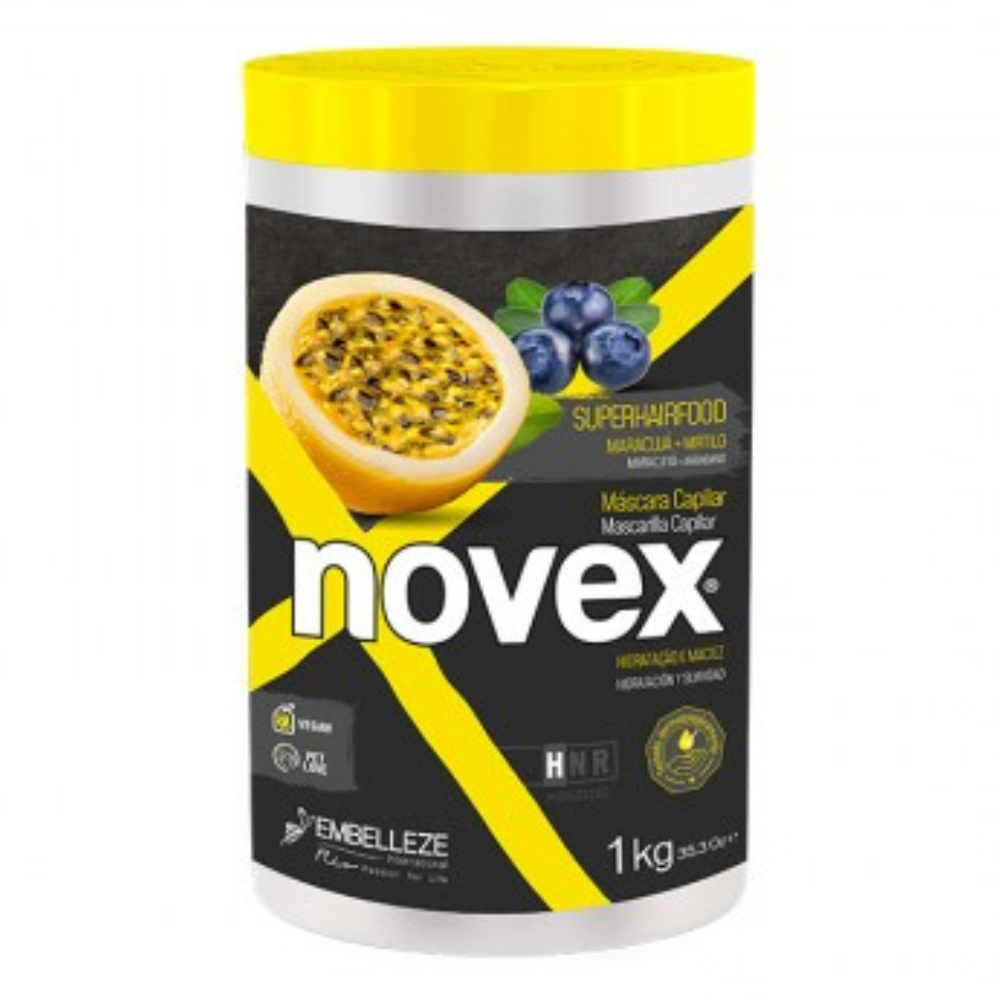 Novex Superfood Maracuja & Mirtilo Trat Cond 1kg